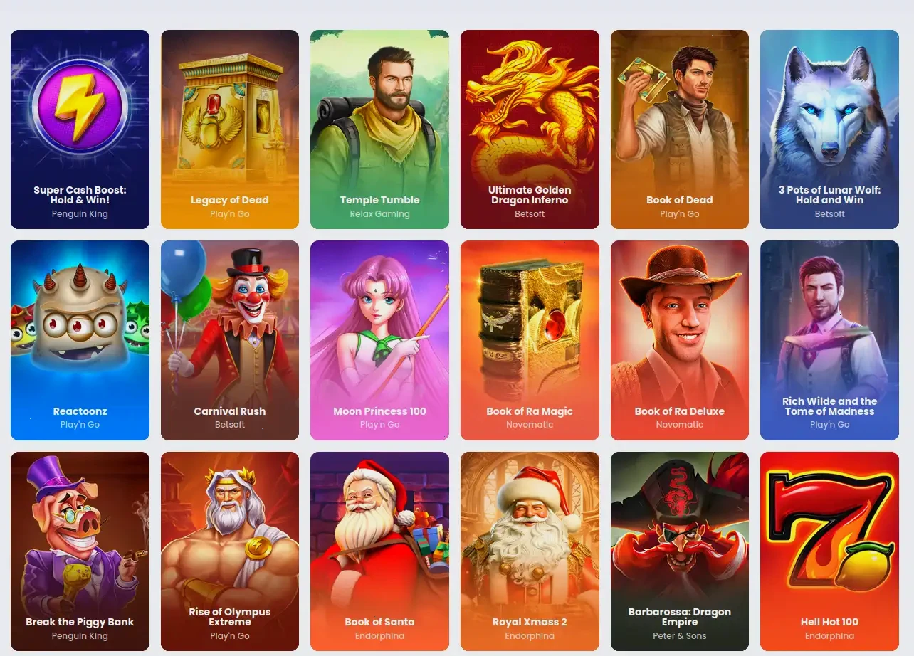 Lyckost casino spelutbud och inloggningssida på mobil