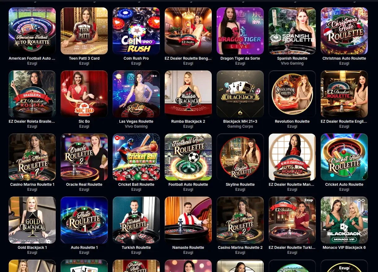 Lyckost online casino spelupplevelse